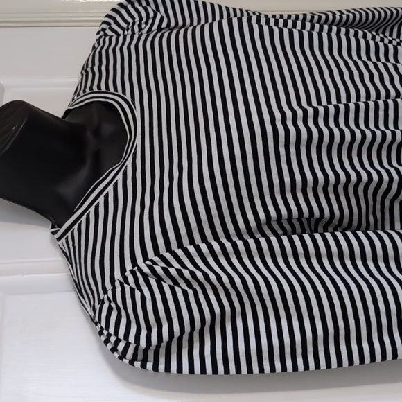 Derek Lam IO Crosby Nyla Puff Sleeve striped Cotton mini dress Size SM - Picture 3 of 16